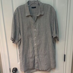 Zachary Prell Light Gray Button Down Shirt